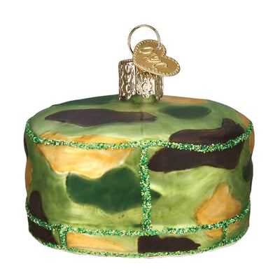 Thin Green Line Ornament, Army Cap