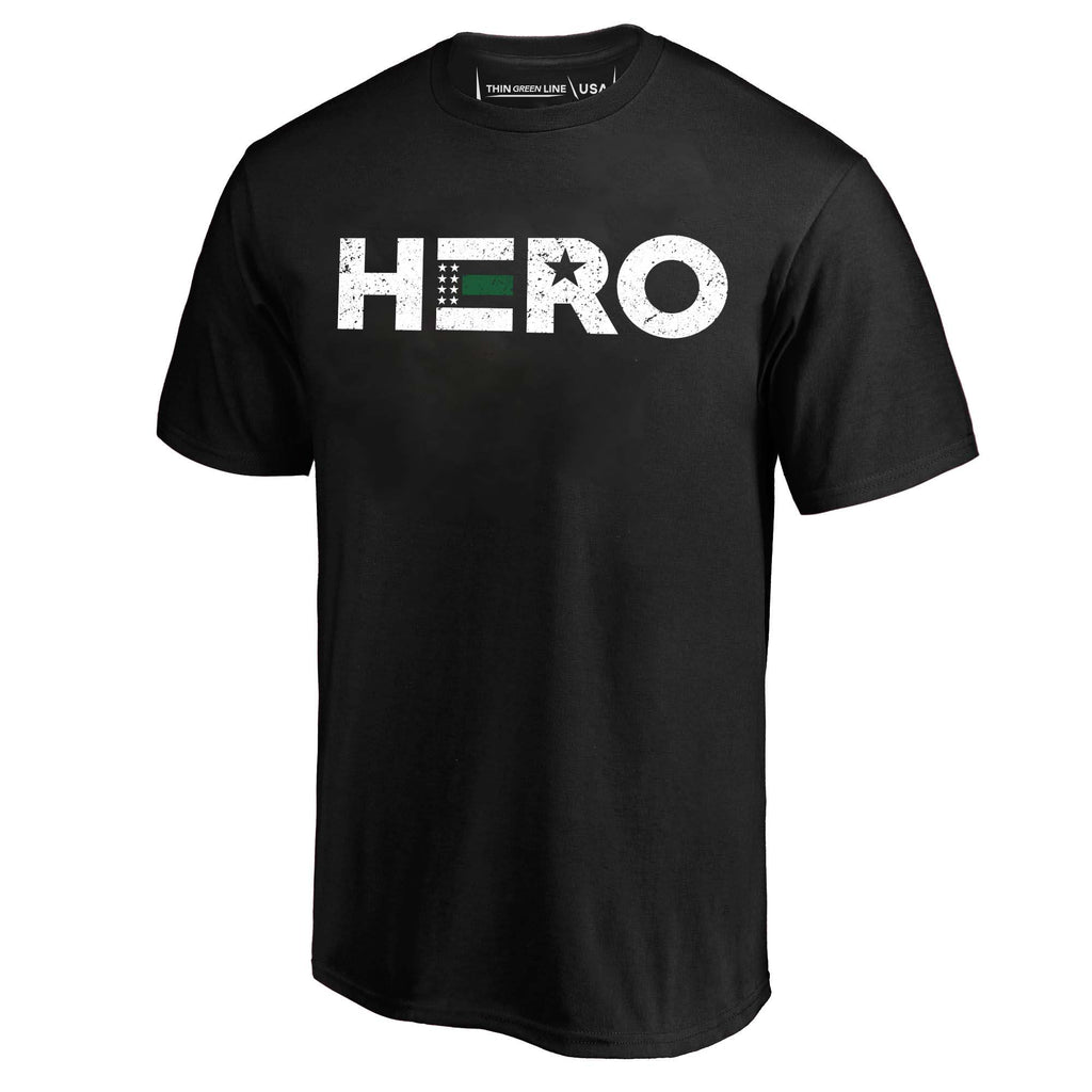 Men's T-Shirt, HERO - Thin Green Line