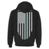 Men's Hoodie - Thin Green Line Flag Honor & Respect