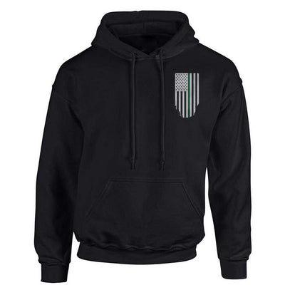 Men's Hoodie - Thin Green Line Flag Honor & Respect