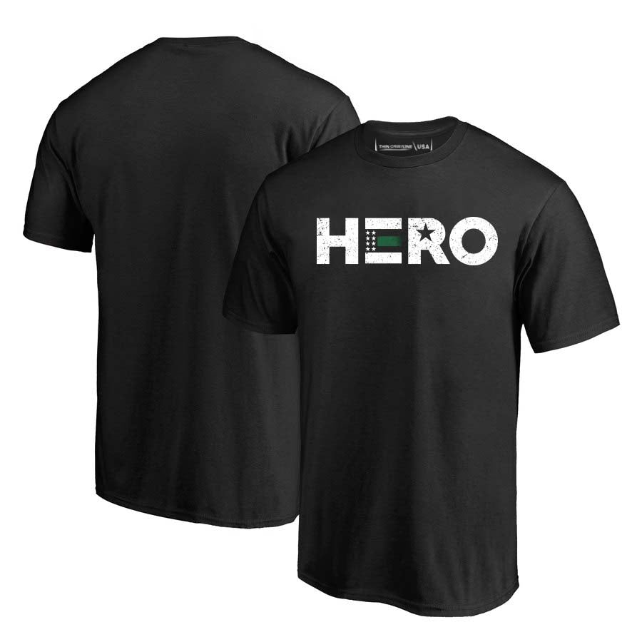 Men's T-Shirt, HERO - Thin Green Line