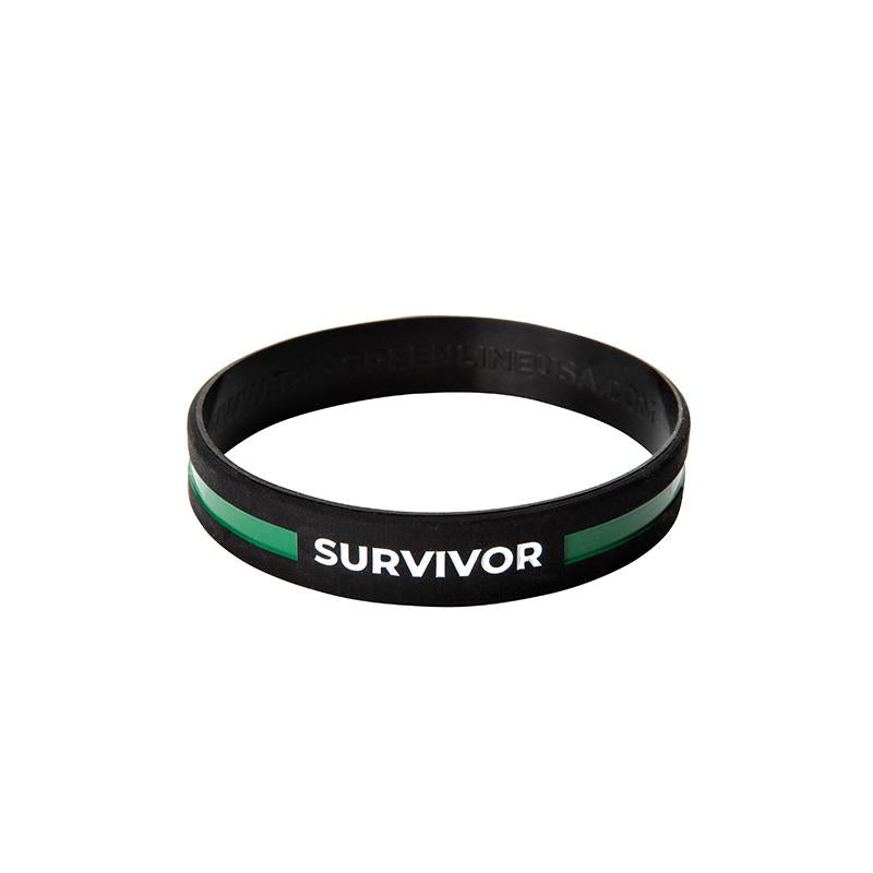 Thin Green Line® Military Survivor Bracelet